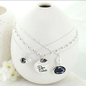 Penn State Collegiate Logo & Slogan Necklace